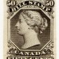 (I.B) Canada Revenue : Bill Stamp 50c (colour trial)