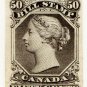 (I.B) Canada Revenue : Bill Stamp 50c (colour trial)