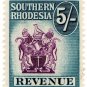 (I.B) Southern Rhodesia Revenue : Duty Stamp 5/-