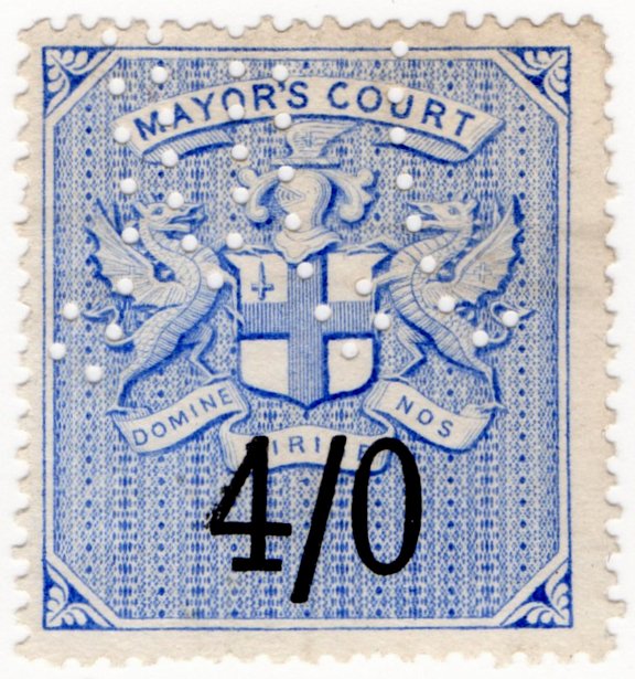 (I.B) QV Revenue : Mayor's Court 4/-