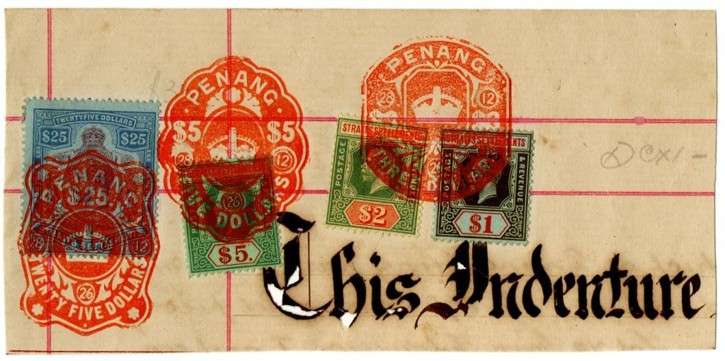 (I.B) Malaya States Revenue : Penang Duty $33