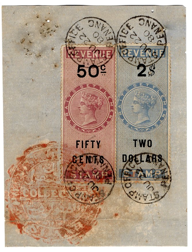 (I.B) Malaya States Revenue : Penang Duty $2.50