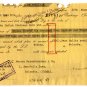 (I.B) Malaya States Revenue (Singapore) : Bill of Exchange $8.40 (complete)