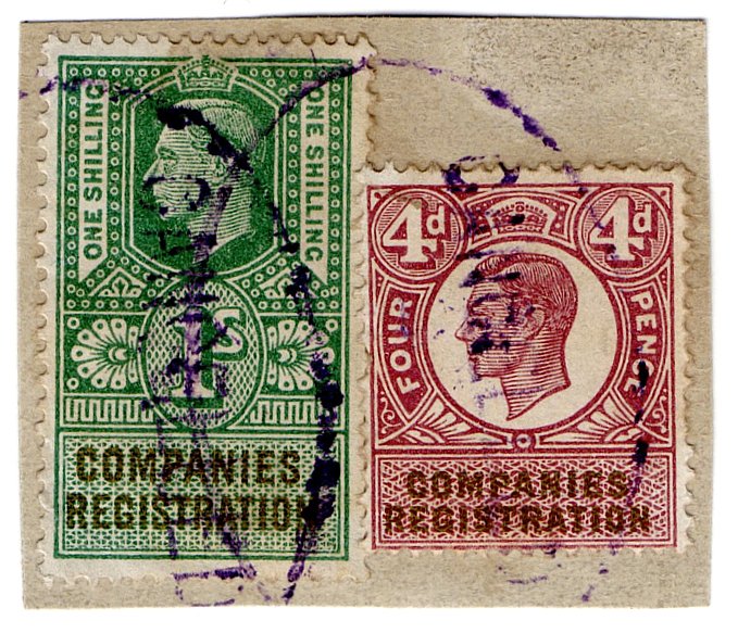 (I.B) George VI Revenue : Companies Registration 1/4d