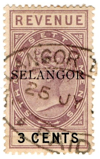(I.B) Malaya States Revenue : Selangor Duty 3c OP