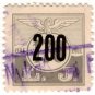 (I.B) Denmark Railway : Lollandesbanen 200 &Atilde;�re (overprint)