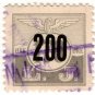 (I.B) Denmark Railway : Lollandesbanen 200 &Atilde;�re (overprint)