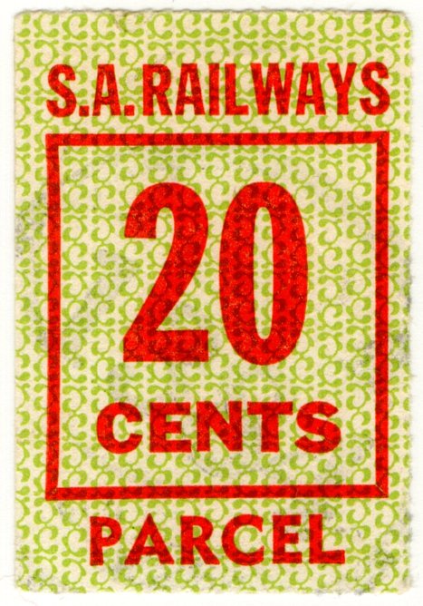 (I.B) Australia - South Australia Railways : Parcels 20c