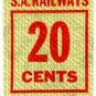 (I.B) Australia - South Australia Railways : Parcels 20c