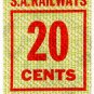 (I.B) Australia - South Australia Railways : Parcels 20c