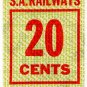 (I.B) Australia - South Australia Railways : Parcels 20c