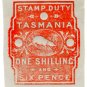 (I.B) Australia - Tasmania Revenue : Stamp Duty 1/6d