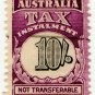 (I.B) Australia Revenue : Tax Instalment 10/-