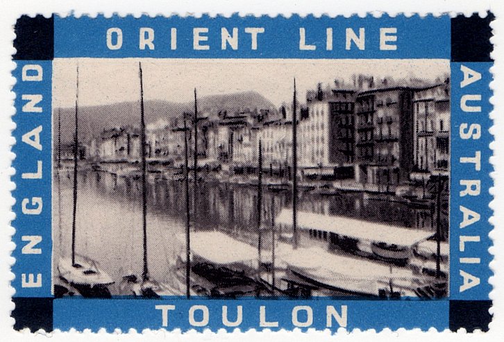 (I.B) Australia Cinderella : Orient Line (Toulon)
