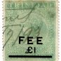 (I.B) Trinidad & Tobago Revenue : Fee £1 on 5/- OP