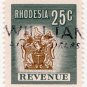 (I.B) Rhodesia Revenue : Duty Stamp 25c