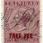(I.B) Trinidad & Tobago Revenue : Free Fee Stamp 5/-