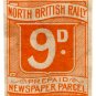 (I.B) North British Railway : Newspaper Parcel 9d