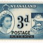 (I.B) Nyasaland Revenue : Duty 3d (postal overprint)