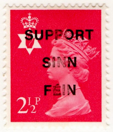 (I.B) Ireland Political : "Support Sinn Fein" Overprint (1972)