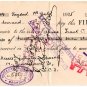 (I.B) Iraq Revenue : British Occupation 2a (complete bill of exchange)