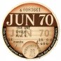 (I.B) GB Revenue : Car Tax Disc (AJS Motorcycle 1970)