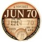 (I.B) GB Revenue : Car Tax Disc (AJS Motorcycle 1970)