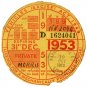 (I.B) GB Revenue : Car Tax Disc (Morris 1953)