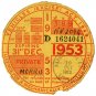 (I.B) GB Revenue : Car Tax Disc (Morris 1953)