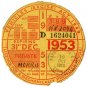 (I.B) GB Revenue : Car Tax Disc (Morris 1953)