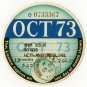(I.B) GB Revenue : Car Tax Disc (Leyland Goods 1973)