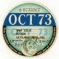 (I.B) GB Revenue : Car Tax Disc (Leyland Goods 1973)