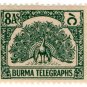 (I.B) Burma Telegraphs : 8a (1946)