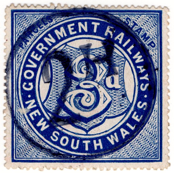 (I.B) Australia - NSW Railways Parcel 3d