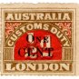(I.B) Australia Revenue : Customs Duty 1c on ½d OP