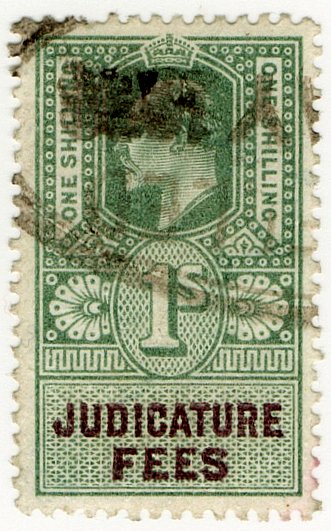 (I.B) Edward VII Revenue : Judicature Fees 1/-
