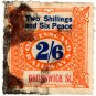 (I.B) Australia - Queensland Railways : Parcel 2/6d (Brunswick Street)