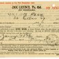 (I.B) George VI Revenue : Dog Licence 7/6d (London 1942)