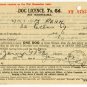 (I.B) George VI Revenue : Dog Licence 7/6d (London 1942)
