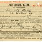 (I.B) George VI Revenue : Dog Licence 7/6d (London 1942)