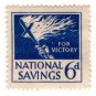 (I.B) National Savings : Flaming Cross 6d