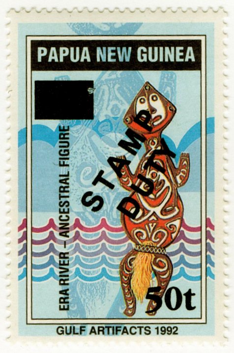 (I.B) Papua New Guinea Revenue : Stamp Duty 50t