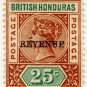 (I.B) British Honduras Revenue : Duty 25c