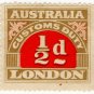 (I.B) Australia Revenue : Customs Duty ½d
