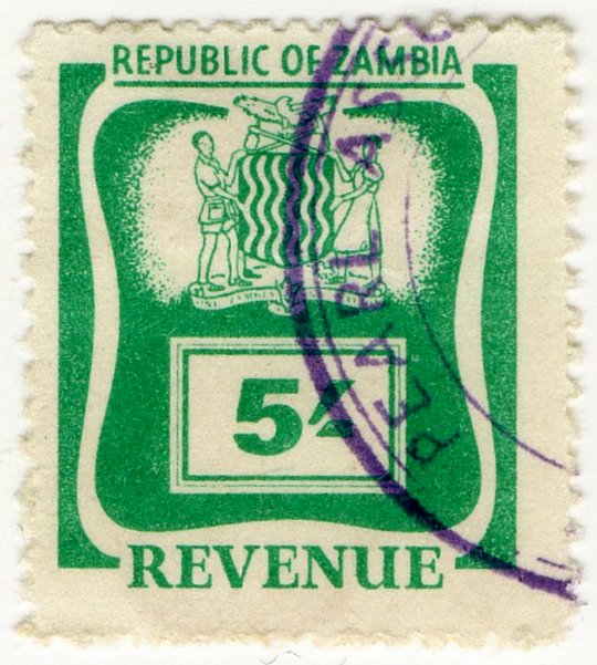 (I.B) Zambia Revenue : Duty 5/-