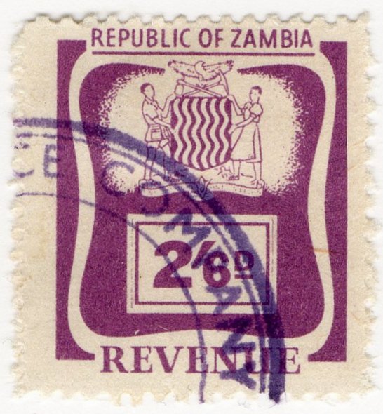 (I.B) Zambia Revenue : Duty 2/6d