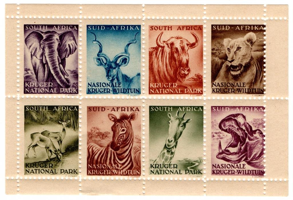 (I.B) South Africa Cinderella : Kruger National Park Mini-Sheet