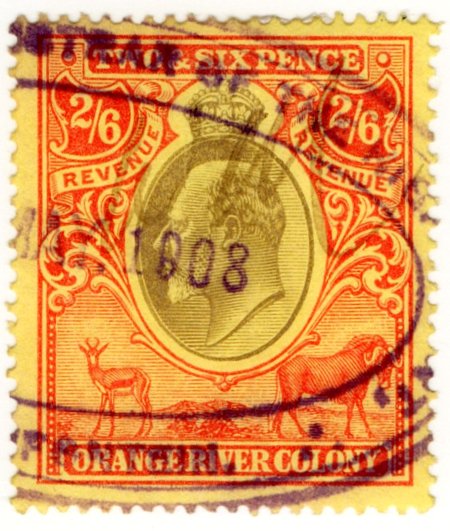 (I.B) Orange River Colony Revenue : Duty 2/6d