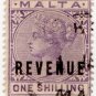 (I.B) Malta Revenue : Duty Stamp 1/-