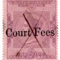 (I.B) India Revenue : Court Fee 1a (Calcutta overprint)